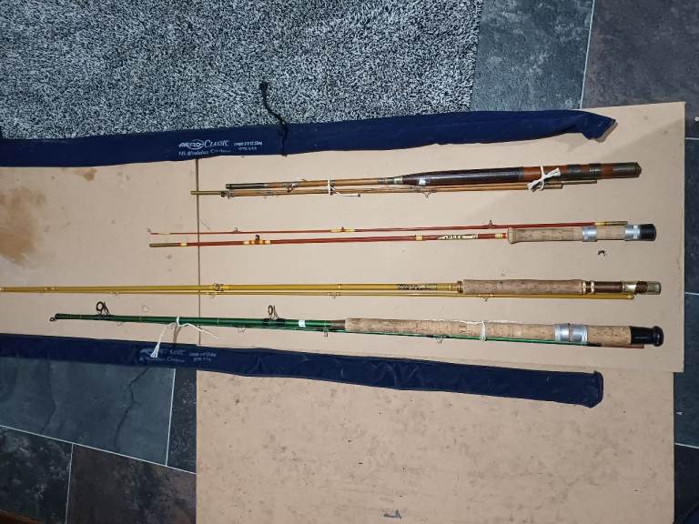 vintage fishing rods