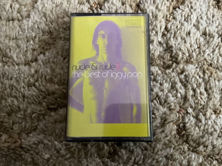 IGGY POP - NUDE & RUDE BEST OF CASSETTE ALT ROCK PUNK