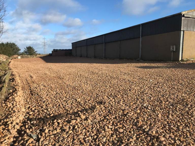 Hardstanding for storage or lay-down. Rent £negotiable