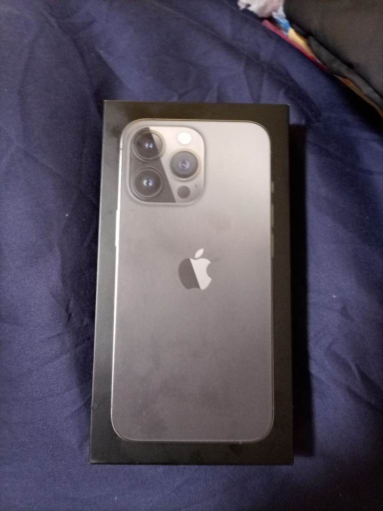 Apple iPhone 13 Pro box- Graphite, As Good As New