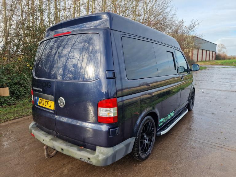 2011 VW Volkswagen Transporter Blue High Roof 6 Seat Crew Cab  Drives Perfect