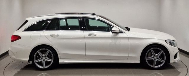 image for Mercedes C Class C300 H BlueTEC Hybrid electric AMG Line Premium Plus Auto panoramic roof Burmester