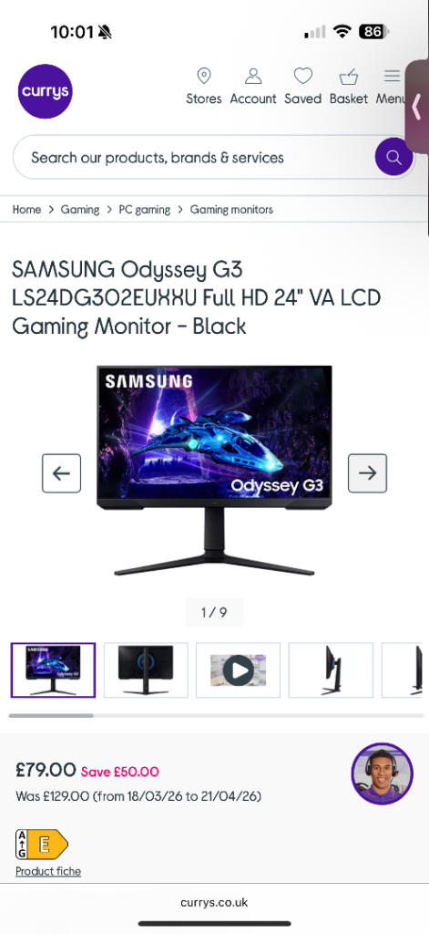 2 Samsung monitors 