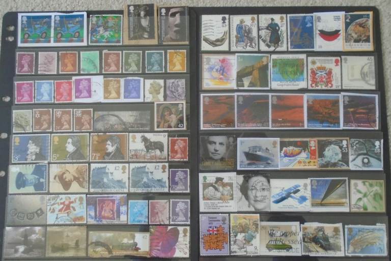 GB stamps commemoratives and definitives includes high values