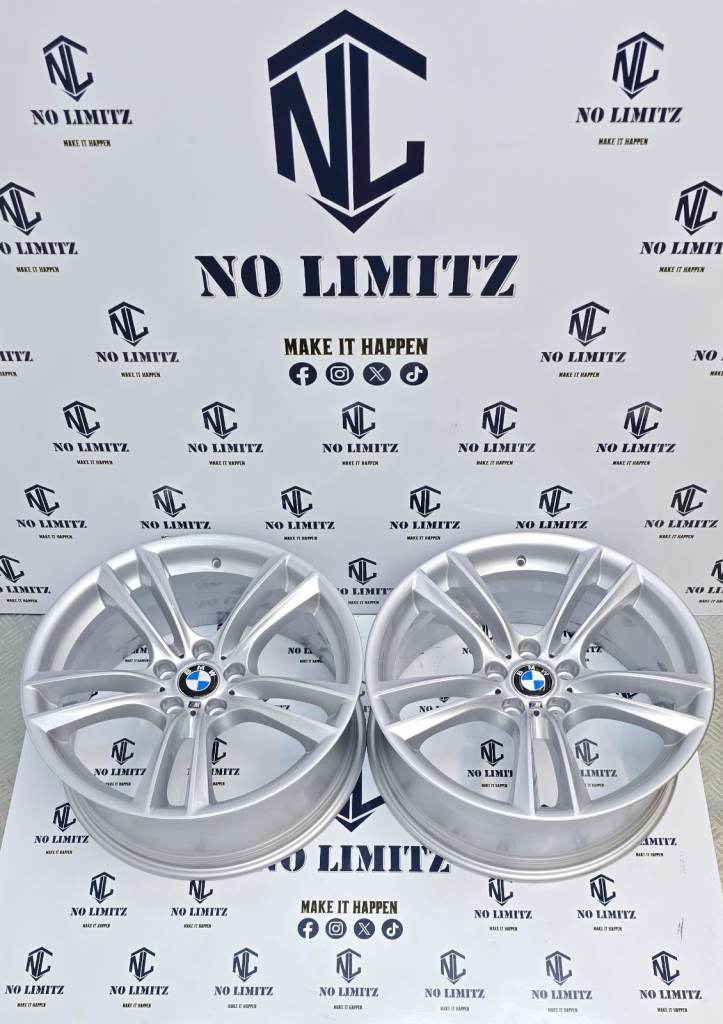 GENUINE BMW 20" 8.5J 303m 7 SERIES 5 SERIES GT M-SPORT 5x120 TWO SINGLE WHEELS SILVER 7841823