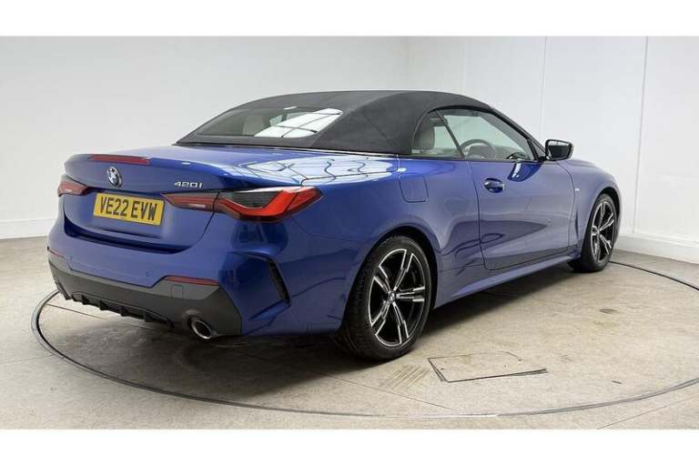 2022 BMW 4 Series 2.0 420i M Sport Convertible 2dr Petrol Auto Euro 6 (s/s) (184 ps) Convertible ...