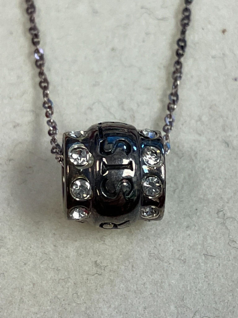 AE-sterling silver 925 sister charm pendent necklace 