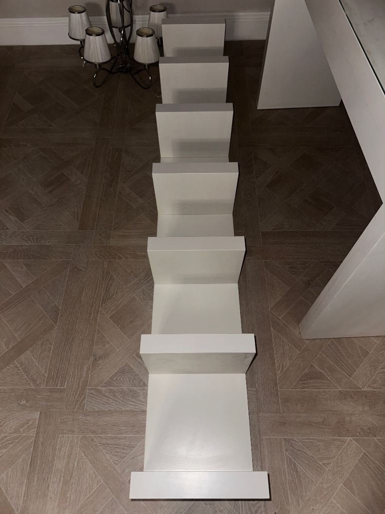 IKEA Wall shelf unit, white, 30×190 cm