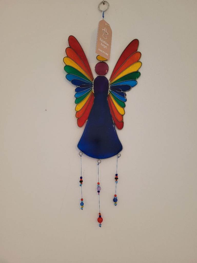 Rainbow Angel Suncatcher - New with Tag