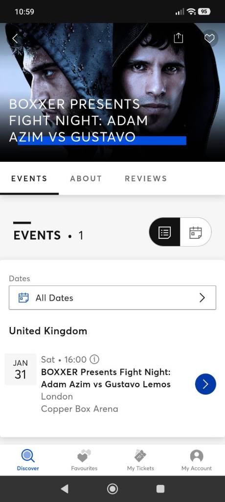 Boxer presents Adam Azim Vs Gustavo