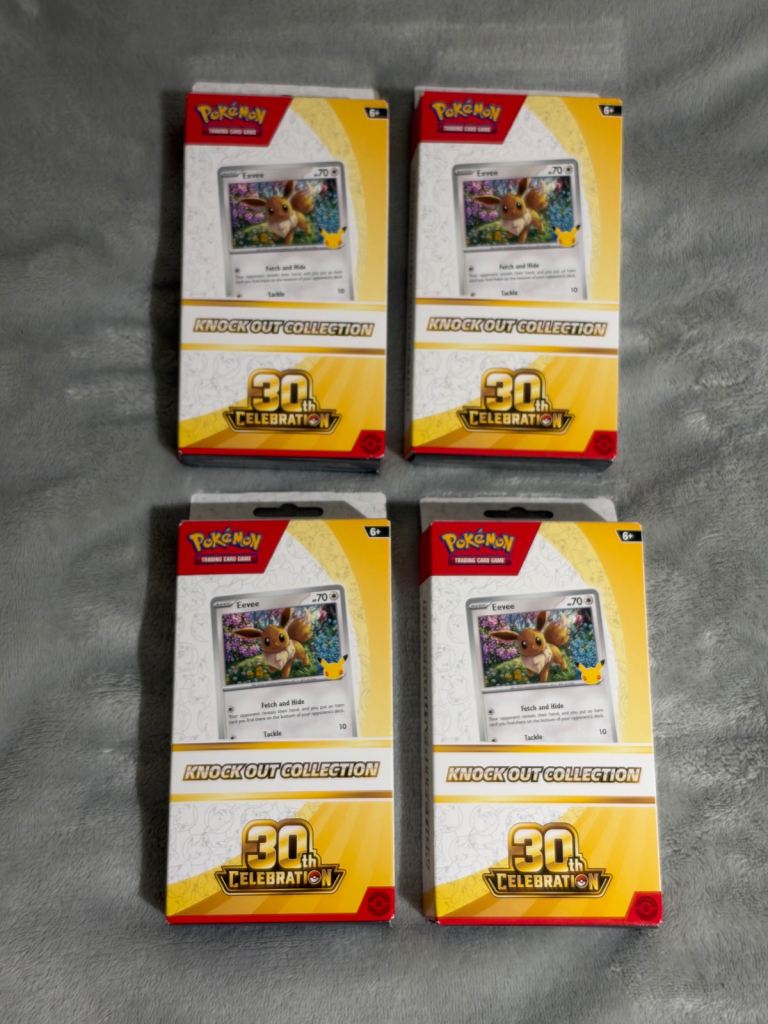 Pokemon 30th Celebration Knockout Collection - 4 Packs