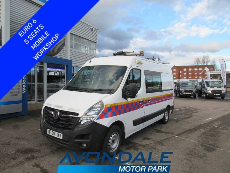 2020 Vauxhall Movano CDTi 3500 BiTurbo MESSING UNIT WELFARE VAN MOBILE WORKSHOP MWB VAN EURO 6 2 ...