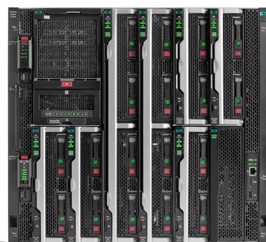 HPE Synergy 12000 Frame Chassis 6x480 G10 W/2 x Silver + ram + Fibre + 10gb + drive + raid module