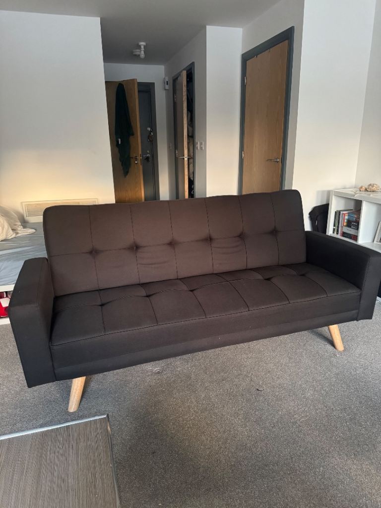 Black Clic Clac Sofa Bed 