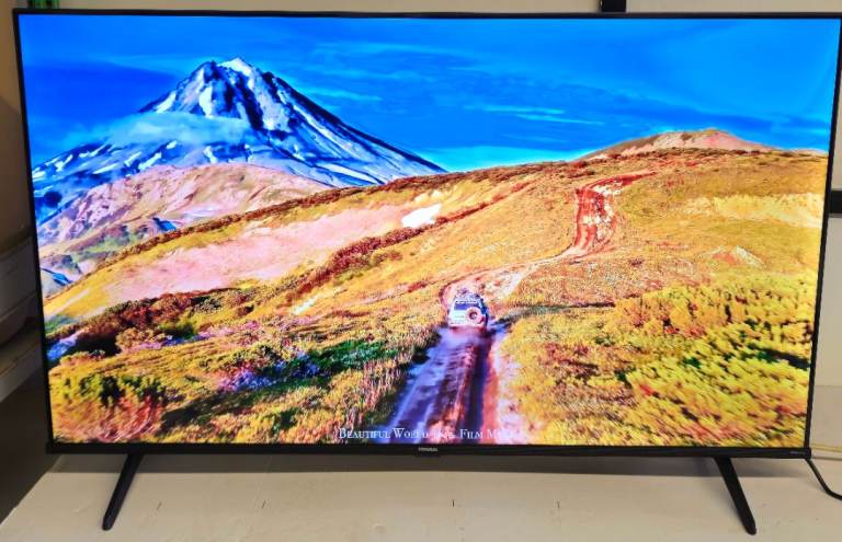 image for Hisense 50 inch smart 4k ultra HD led TV unused with remote 