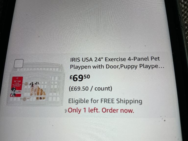 Puppy play pen 