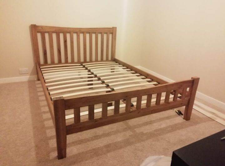 King size Oak bed frame