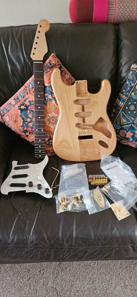 Custom built Stratocaster built from ( New old stock ) parts from brandoni Guitars. 