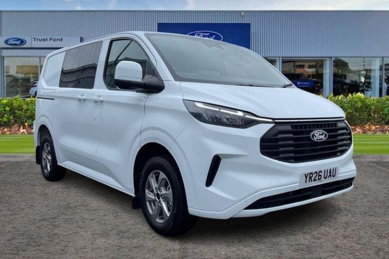 2026 Ford Transit Custom 2.0 EcoBlue 136ps H1 Double Cab Van Limited PANEL VAN DIESEL Manual