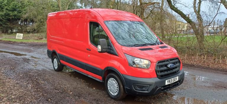2021 Ford Transit 350 l3 h2 108k air con fwd ideal camper finance available  PANEL VAN Diesel Manual