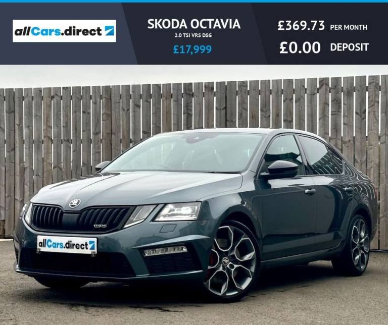 2019 Skoda Octavia 2.0 TSI 245 vRS 5dr DSG [Black Pack] HATCHBACK PETROL Automatic