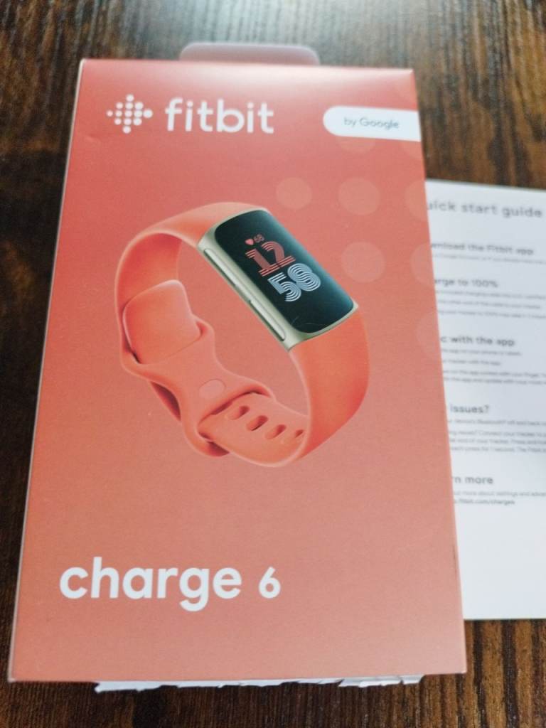 Fitbit Charge 6 - Coral Colour