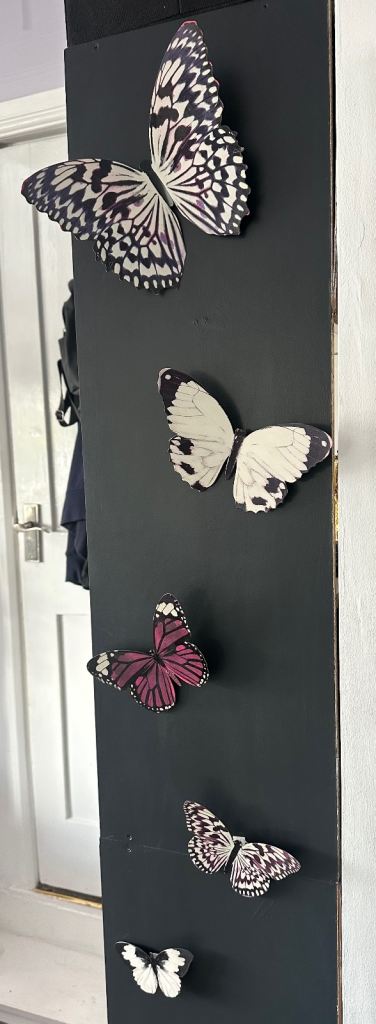  5 Pcs Metal Butterfly Wall Decor Wall Art