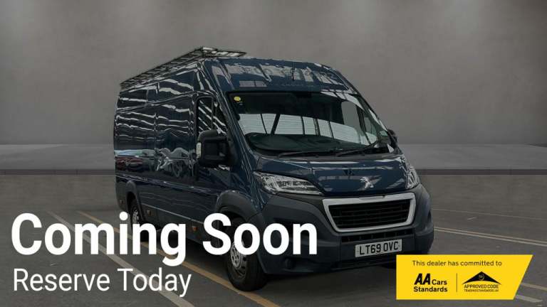 2019 Peugeot Boxer 2.2 BlueHDi H2 Professional Van 140ps PANEL VAN DIESEL Manual