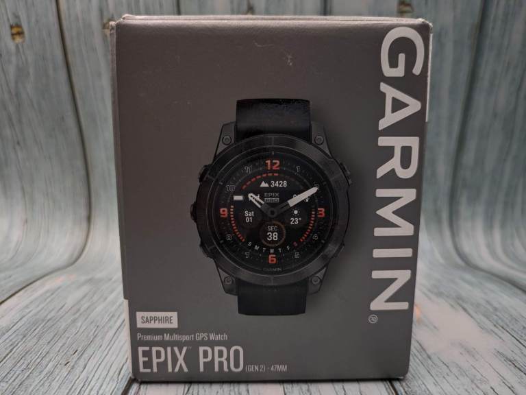 Garmin Epix Pro Gen 2 Sapphire Titanium 47mm (Carbon grey DLC with black band)