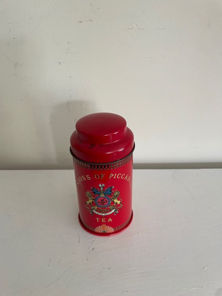 Jackson of Picadilly mini Tea Leaf Tin