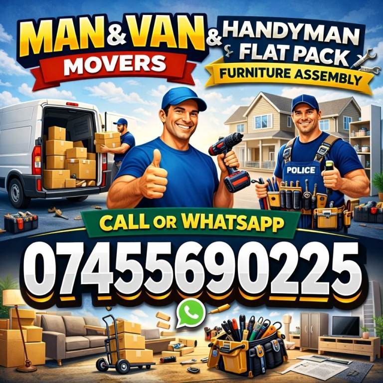 Cheap Man and Van Same day house moving Affordable Professional rubbish waste clearance removals