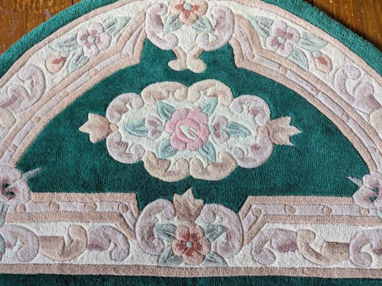 Fireside Half Moon Wool Rug