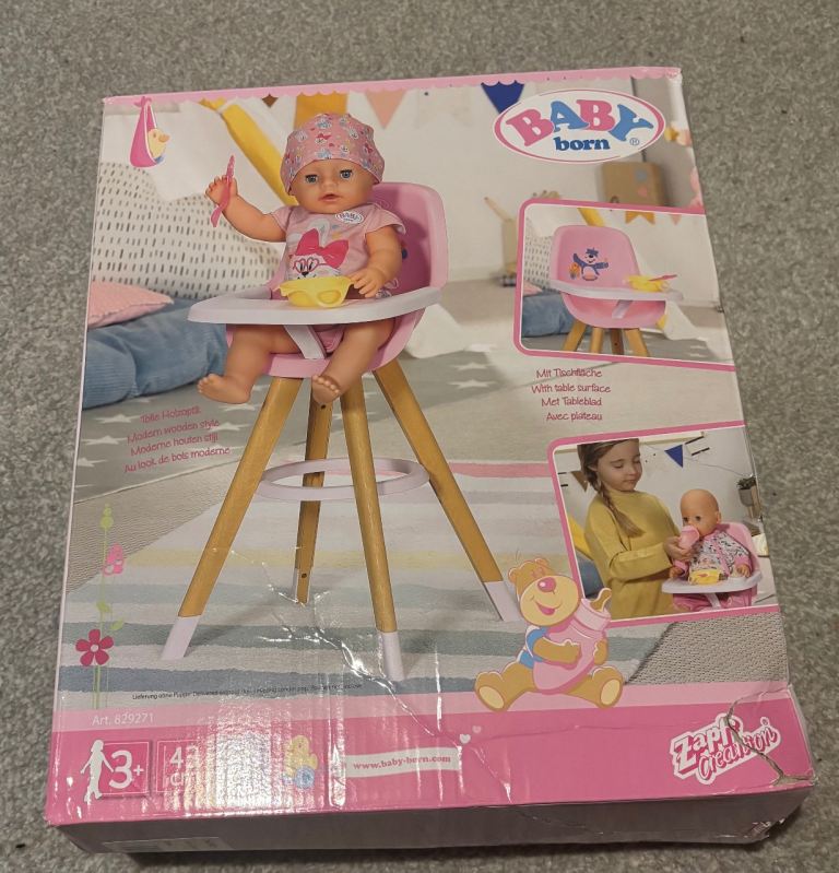 Baby born high chair 