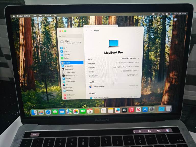 Apple MacBook Pro 13-inch 2019 Intel Core I5, 8GB RAM, 256GB SSD, Touch Bar