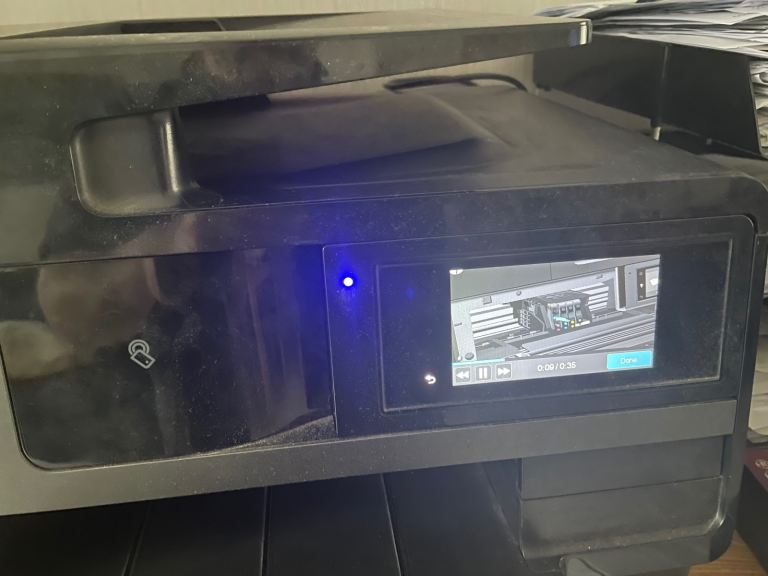 HP OfficeJet Pro all in 1 wireless printer 