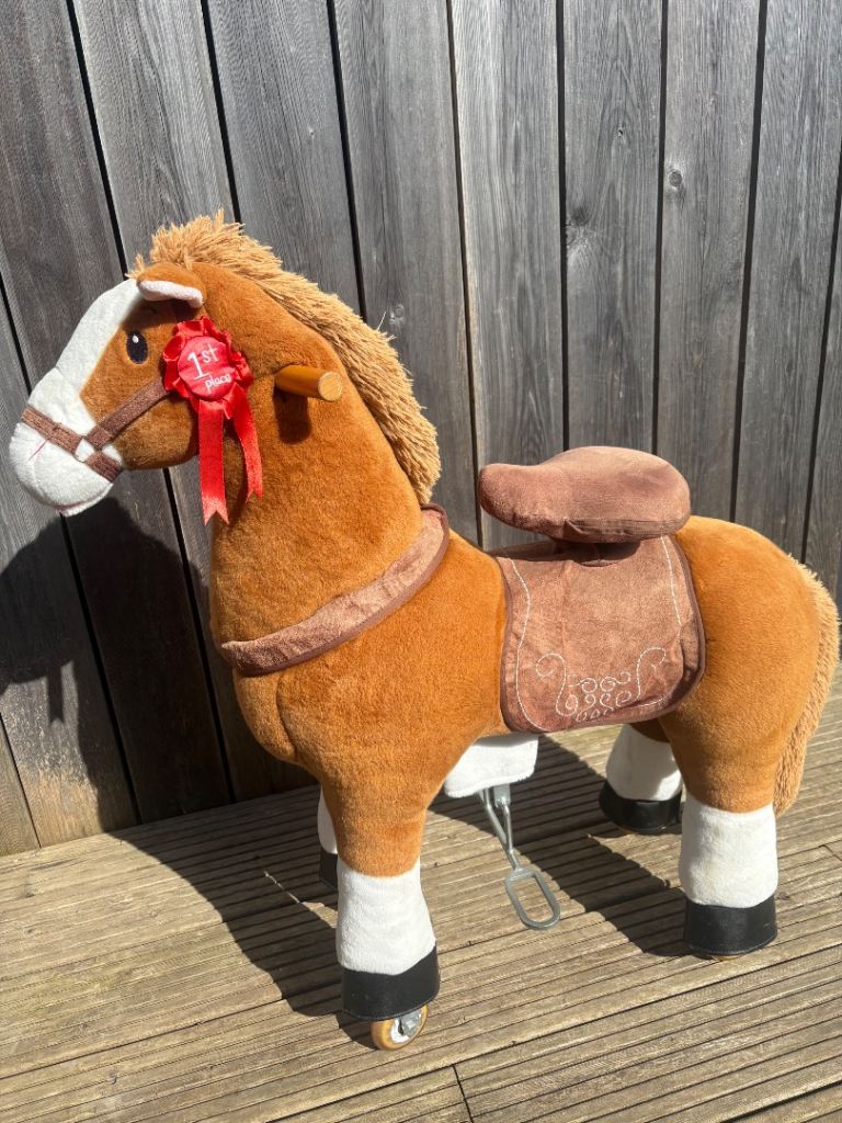 Ride-On Toy Horse with Wheels – Good Condition