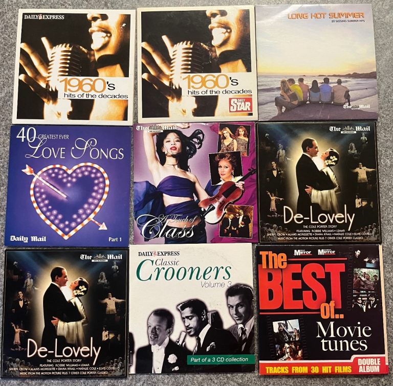 Mixture of music CDS