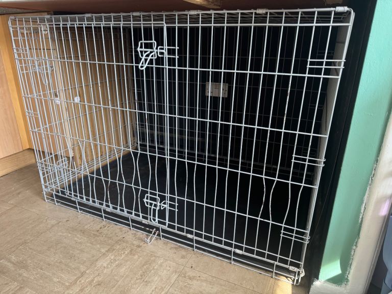 Xxl dog folding crate cage