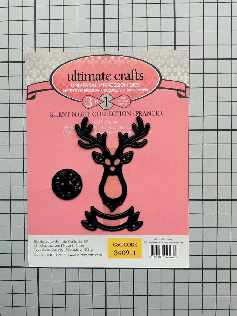 Ultimate Crafts Silent Night Prancer Die Cutting Set – unused 