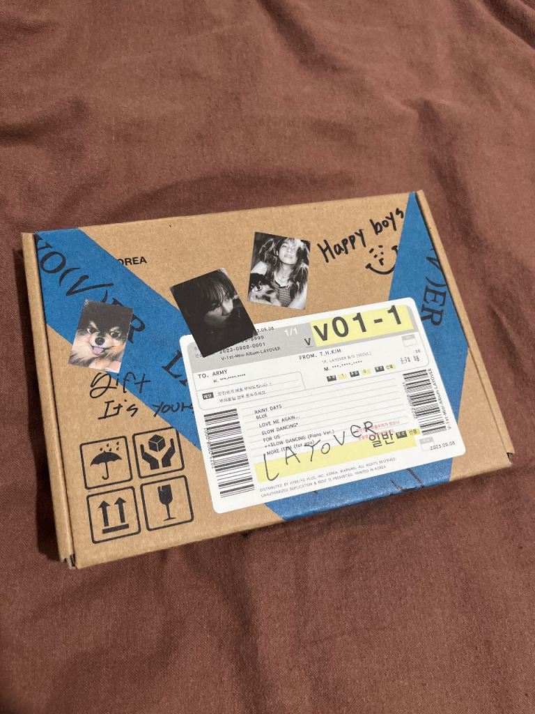 Taehyung. V. BTS. Layover album. K-pop. Brand new. Opened.