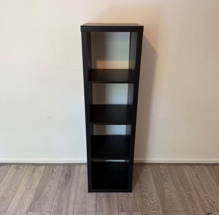 image for FREE DELIVERY IKEA KALLAX (x2) Shelving unit, black, in good condition.