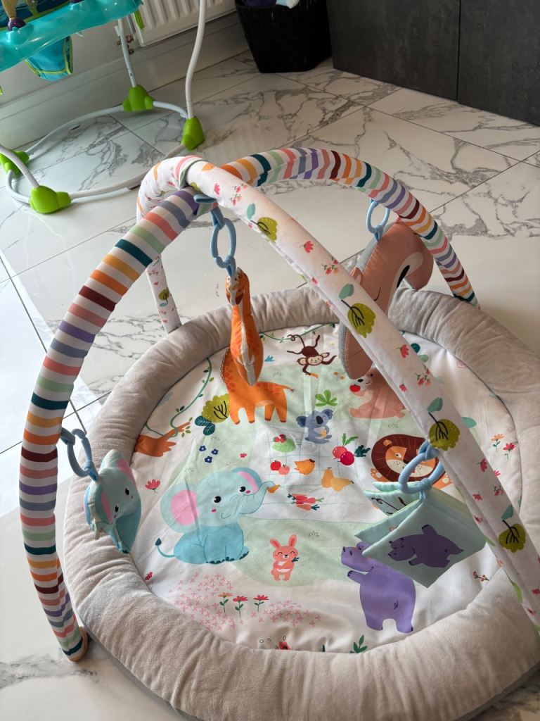 Baby Activity Play Mat with Hanging Toys – As Good As New | in ...
