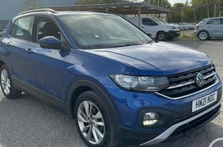 2021 Volkswagen T-Cross 1.0 TSI SE 5dr ++ CAR NET APPS / DAB / ULEZ / 5 SERVICES ++ HATCHBACK Pet...