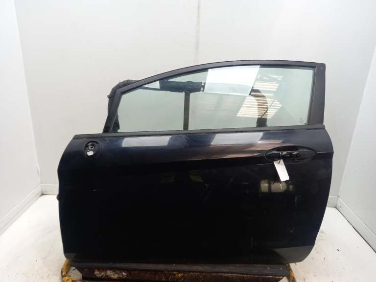 Ford Fiesta Left Front Door N/S 2008-2018 Panther Black (Metallic) Unknown Van 1