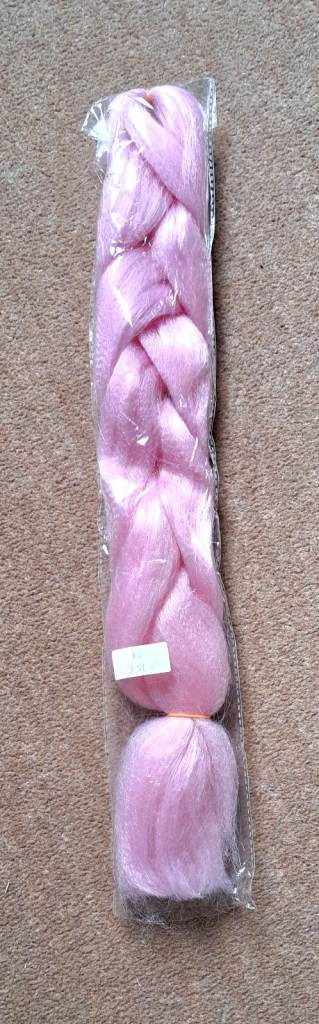 Pink hair extension dress up kids , womens 