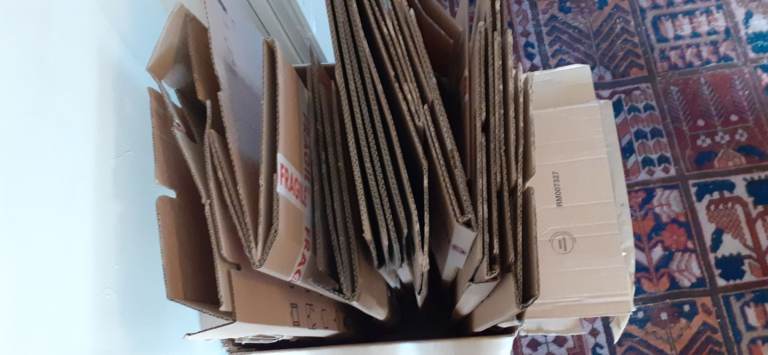 Cardboard boxes