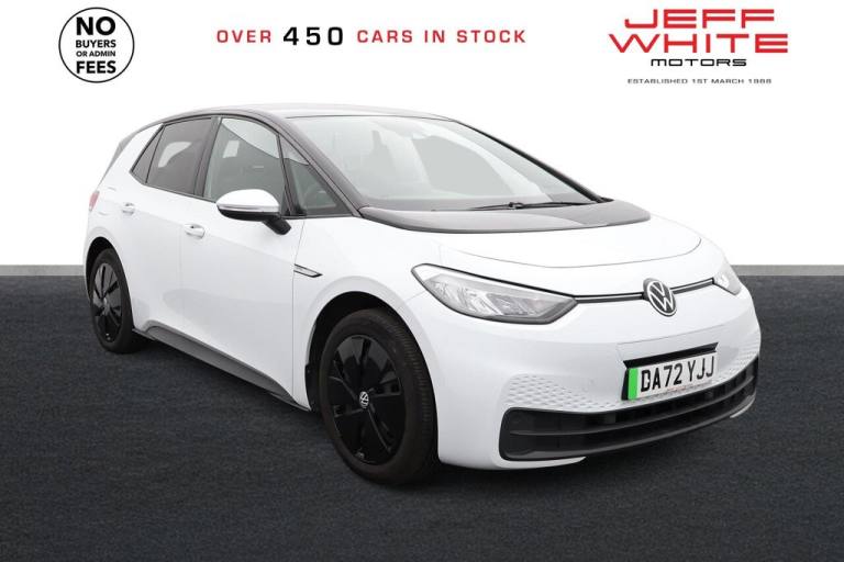 2022 Volkswagen ID.3 Pro Performance 58kWh Life 5dr  Auto (SAT NAV) Hatchback ELECTRIC Automatic