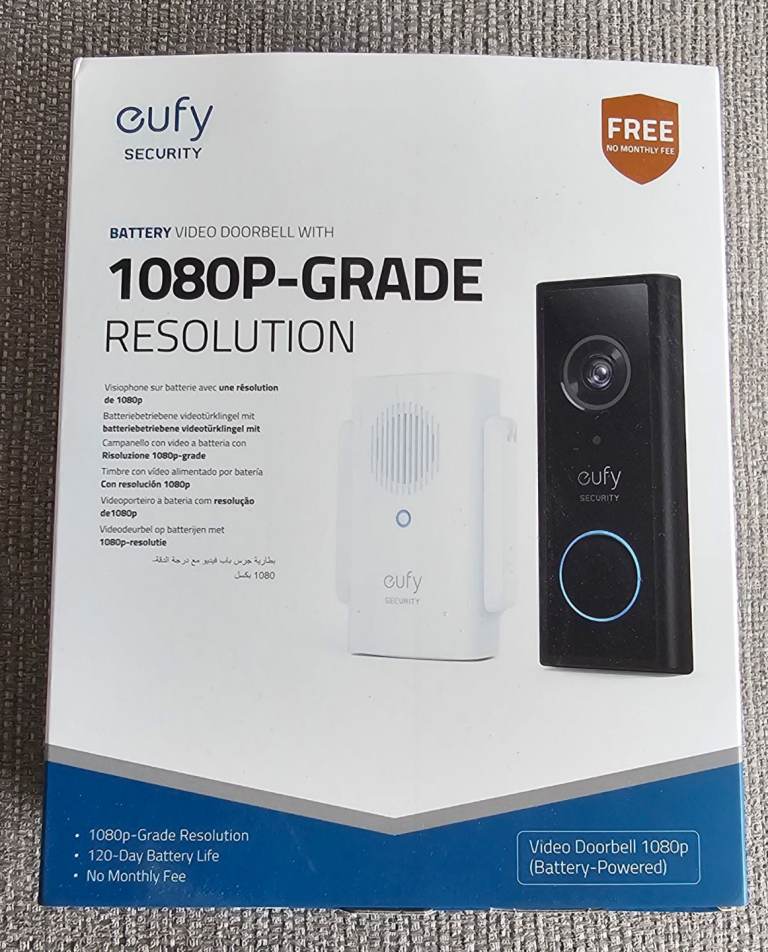 Eufy Battery Video Doorbell 