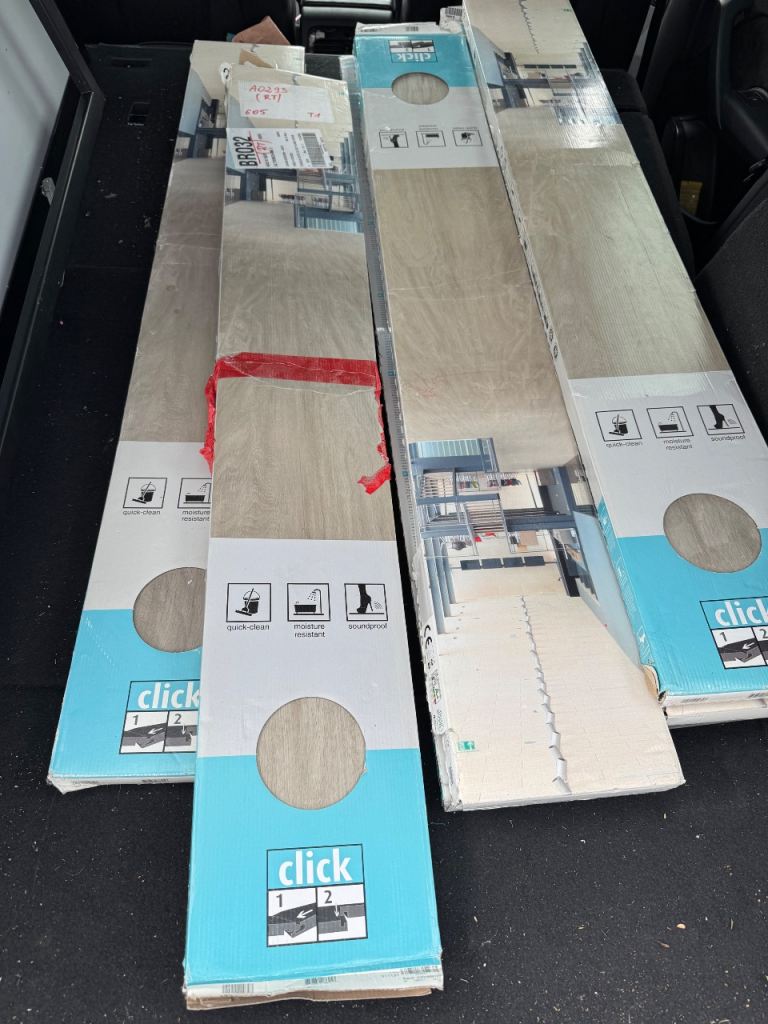 Luxury vinyl 7 Packs IVC Ultimo Click LVT Flooring - Casablanca Oak 24236P (12.32m²) 