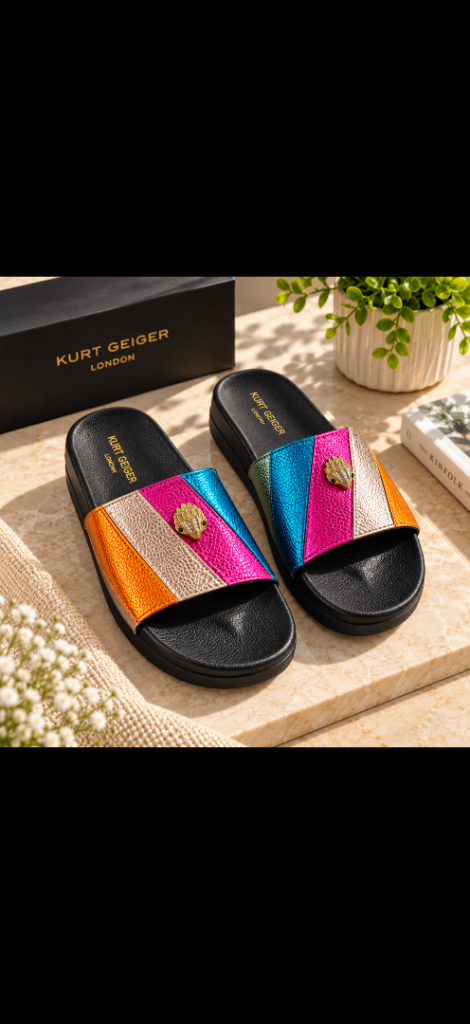 Kurt Geiger London Multicoloured Leather Sandals – New